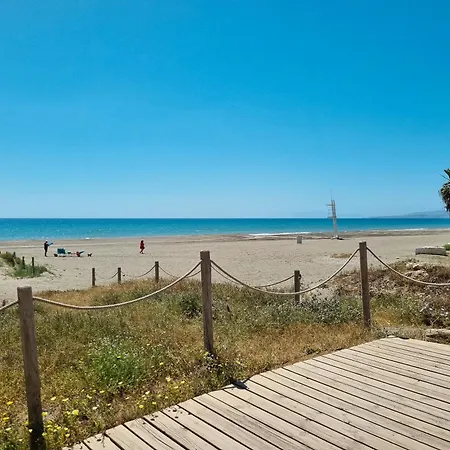 Beachfront With Balcony In Costa Apartament *